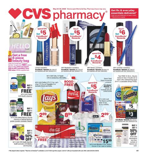Cvs next week ad - The current weekly ads are available from 02/11/2024, and you can view them in the new flyer on 19 pages. You are guaranteed to see all your favorite products that are on sale right now on the CVS Pharmacy leaflets. So, check it out now and grab all the deals before anyone else. However, if you don’t have the time to wait for next week’s ...